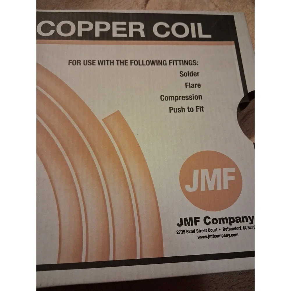 Lot Of 2 Boxxes Of Cooper Coil JMF COMPANY 1/4 OD Type UT X 10ft 23050 Total Of